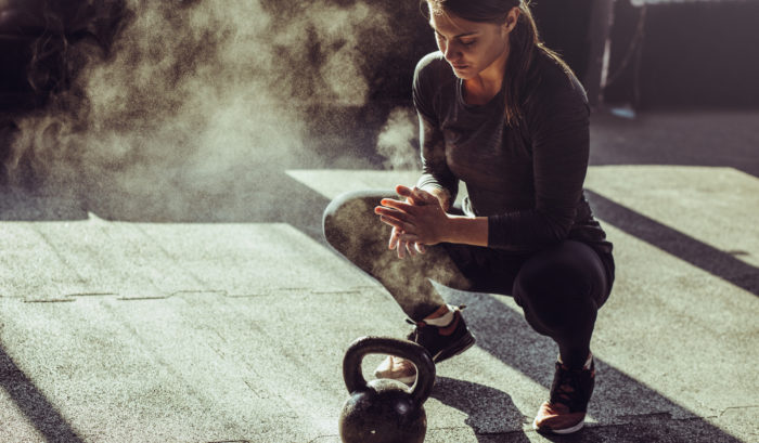 women lift heavy